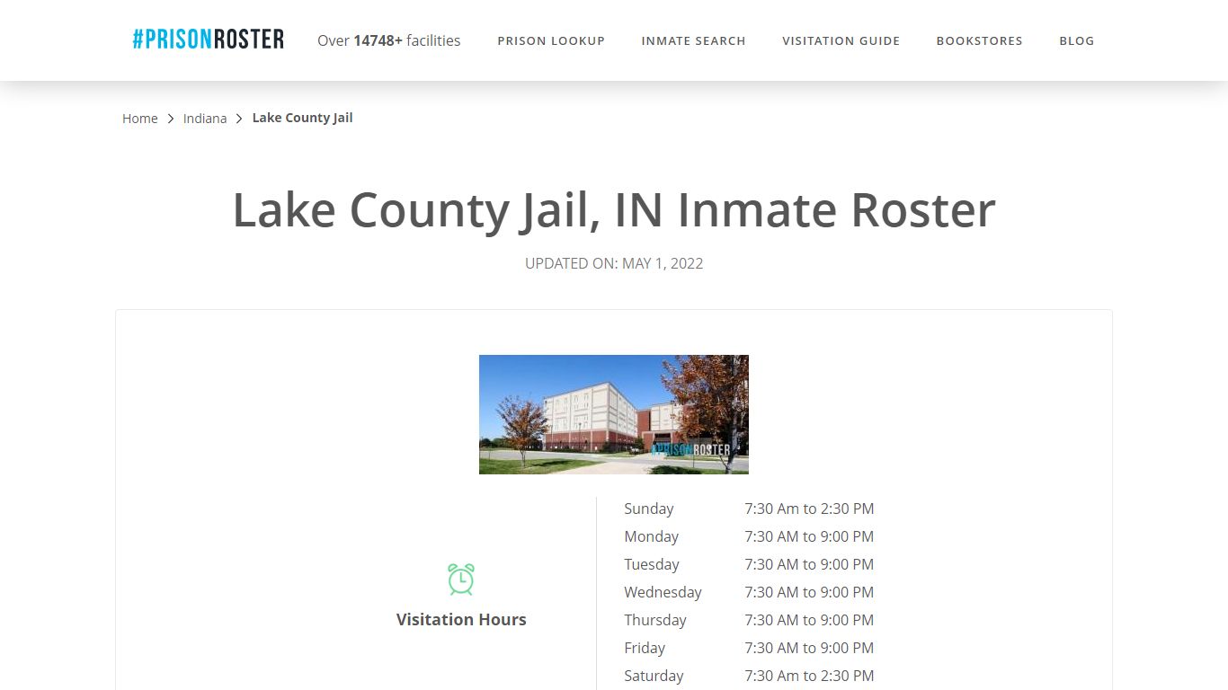 Lake County Jail, IN Inmate Roster - Inmate Locator
